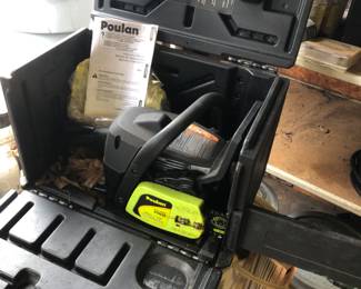 Poulan 16” chain saw