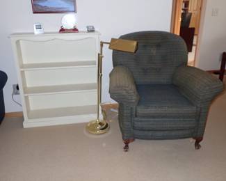 SIDE CHAIR / BOOKCASE / FLOOR LAMP