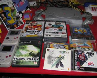 Some of the games and toys