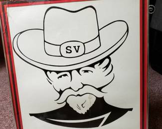 Strong Vincent Colonels poster (glass is cracked)