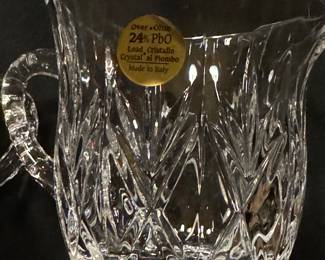 Italian Crystal Creamer 