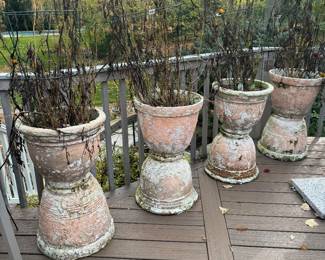 unique outdoor flower pots 