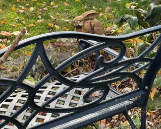 Pretty aluminum bench 