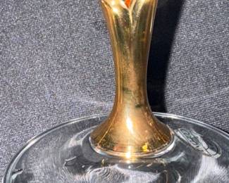 detail of the Colony stemware 