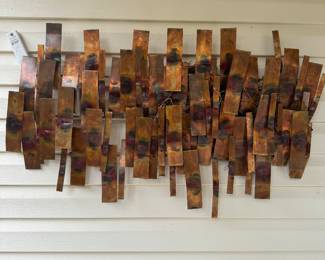 #mid century#Copper#wall art 