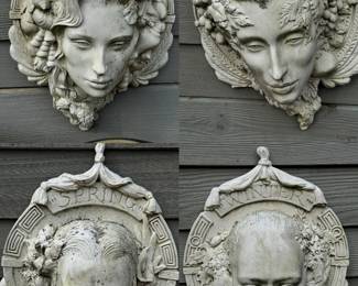 Gorgoeus 4 seasons wall plaques