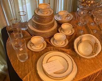 Set of Castleton China Laurel pattern