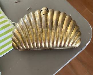 brass shell purse