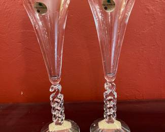Waterford Champagne Flutes