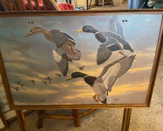 VINTAGE J. MACLEOD WATER FOWL TRAYS (SET OF 2)