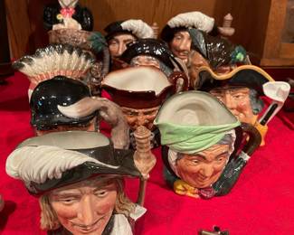COLLECTION OF ROYAL DOULTON TOBY JUGS