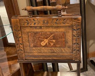 ANTIQUE MUSIC BOOKS/SHEETS STAND