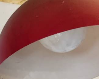 Modern red chandelier 