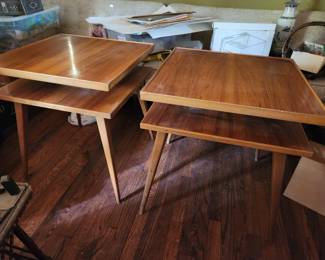 Pair a.b. j.o. Carlsson mobelindustri sweden side tables 