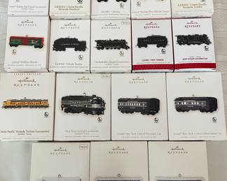 Hallmark Train Ornaments