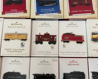Hallmark Train Ornaments