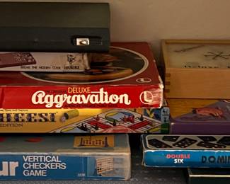 Connect Four, Aggravation, Dominoes...