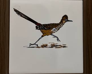 Roadrunner Tile Framed