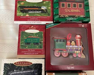 Hallmark Train Ornaments