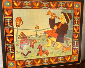 Art Vintage Marya Werten "The Coachman"