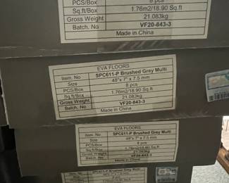 New in the box LVP flooring - approx 600 sq ft