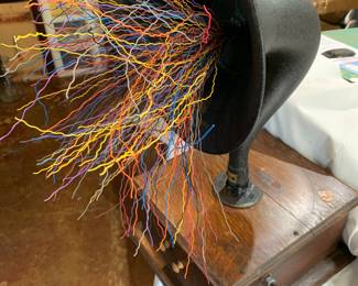 Upcycled, repurposed art. I can just hear/see the music blaring!