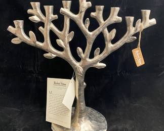 Michael Aram Menorah Judaica Hanukkah New w/ Tags 
