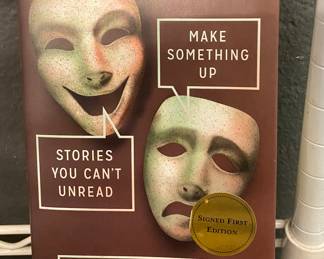 Signed / Autographed 1st Edition Chuck Palahniuk (Fight Club) “Make Something Up” Book 