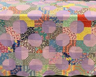 Nice Hand Stitched Quilt 