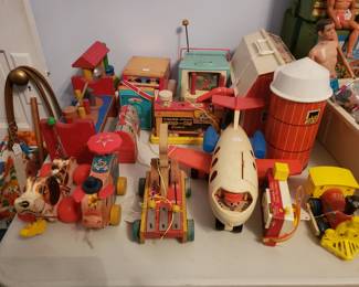 VINTAGE TOYS, FISHER PRICE AND MORE