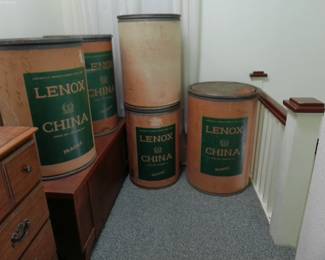 LENOX CHINA SHIPPING BARRELS