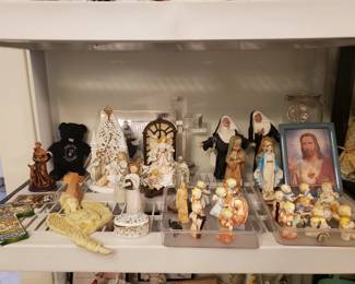 RELIGIOUS FIGURINES AND ANGELS