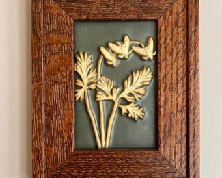 4” x 6” tile framed