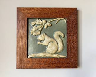 8” tile framed