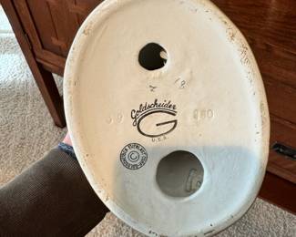 Large porcelain Parrot by Goldsheider 