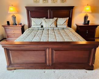 Pennsylvania House King Size bed frame (the King Size bedding will be available but there is no mattress)