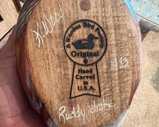 Hand Carved Duck Decoys