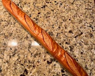 Wood carved Thiers, France ‘Baguette’ bread knife