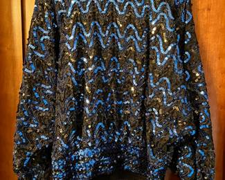 Vintage F.A. Chattanooga silk sequin top