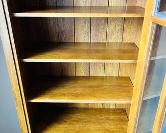 Like New Stickley single door bookcase