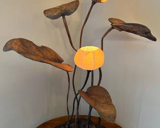 Touch sensor organic table lamp