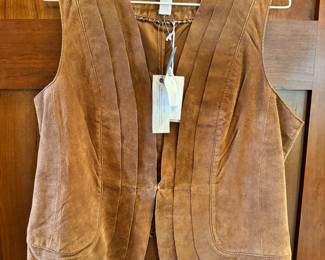 New With Tags ladies Chico’s suede vest