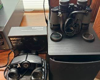 Bushnell SportView 7 x 35 binoculars and Bushnell National Audubon Society Custom Compact binoculars Model 10-7261