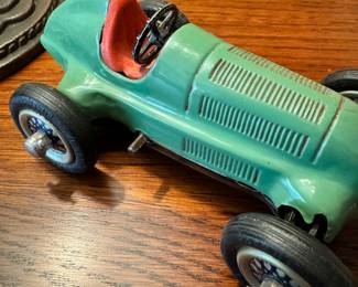 1950’s German Schuco Studio 1050 metal race car w/o key but in excellent vintage condition