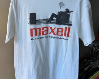 Vintage men’s Maxell t-shirt, Size L