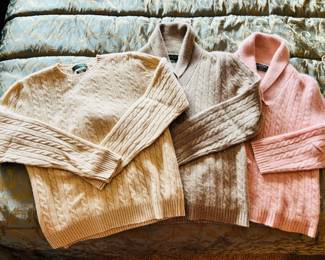 Women’s Lauren RL 100% Cashmere sweaters