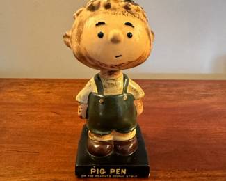 Rare 1959 Peaunts ‘Pig Pen’ bobblehead by LEGO in excellent vintage condition
