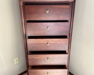 Gorgeous Pennsylvania House bedroom furniture, including this 7-drawer lingerie chest