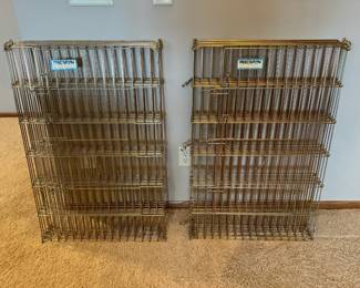 Two 36” tall x 16’ portable dog pens