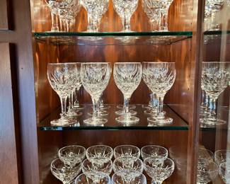 RETIRED Atlantis ‘Azores’ cut crystal stemware 